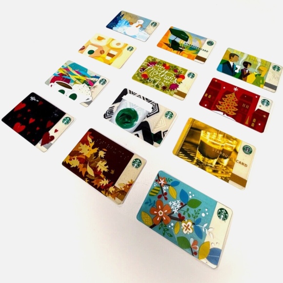 12 Starbucks Seasonal Gift Cards from 2000s (Empty) Good Used Condition - Picture 4 of 7